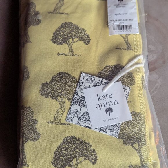 Kate Quinn | single layer blanket | apple tree | organic cotton interlock - Picture 1 of 12